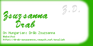 zsuzsanna drab business card